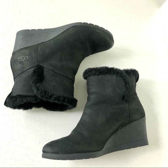 UGG Devorah Waterproof Wedge Boots size 9.5 - Picture 7 of 10